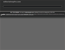 Tablet Screenshot of editorialmapfre.com